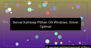 server kamboja pilihan os windows