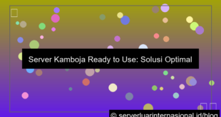 server kamboja ready to use