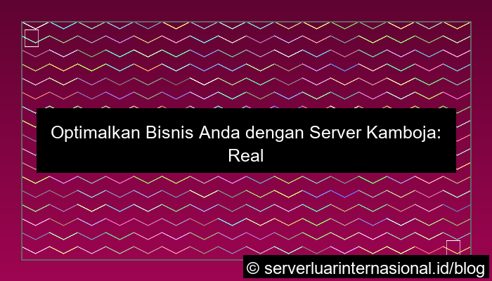 server kamboja realtime analytics