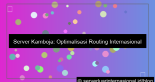 server kamboja routing internasional