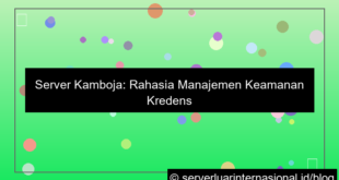 server kamboja secrets management