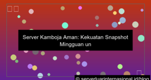 grafik server kamboja snapshot mingguan