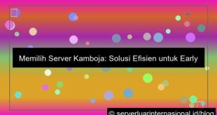 gambar server kamboja untuk early stage startup