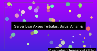 server luar akses terbatas