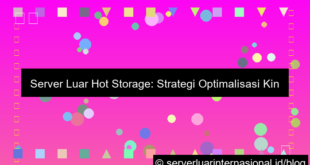 gambar server luar hot storage