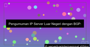 server luar ip announcement bgp
