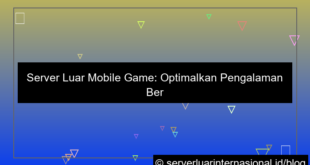 ilustrasi server luar mobile game