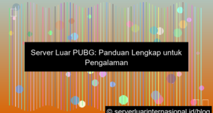 gambar server luar pubg