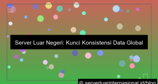 server luar untuk global data consistency