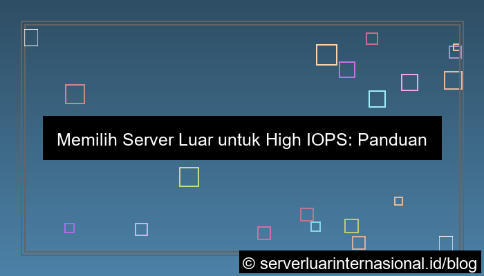 desain server luar untuk high iops