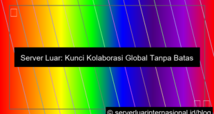 ilustrasi server luar untuk kolaborasi global