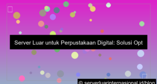 grafik server luar untuk perpustakaan digital