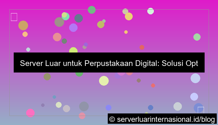 grafik server luar untuk perpustakaan digital