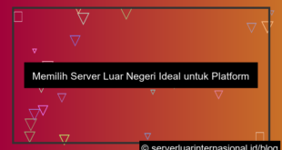 ilustrasi server luar untuk platform pengetahuan