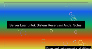 grafik server luar untuk sistem reservasi