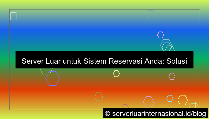 grafik server luar untuk sistem reservasi