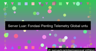 server luar untuk telemetry global