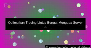server luar untuk tracing lintas benua