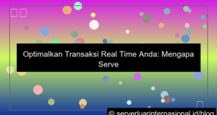 visual server luar untuk transaksi real time