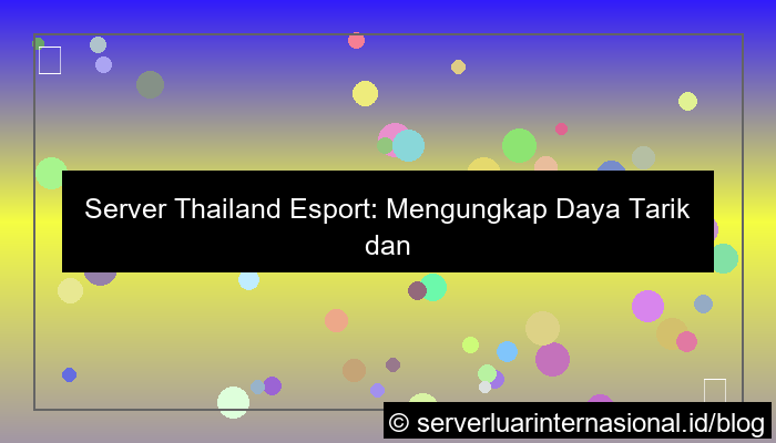 server thailand esport