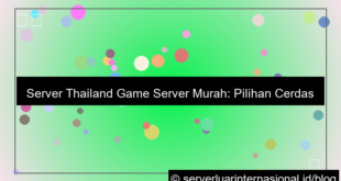 server thailand game server murah