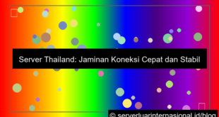 ilustrasi server thailand koneksi asia tenggara