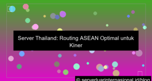 desain server thailand routing asean optimal