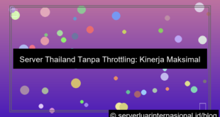 server thailand tanpa throttling