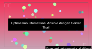 desain server thailand untuk ansible automation