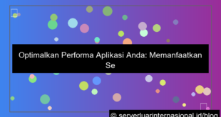 desain server thailand untuk application insight