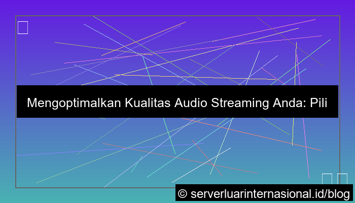 server thailand untuk audio streaming