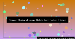 server thailand untuk batch job