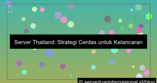 server thailand untuk change management