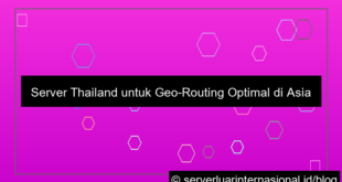 server thailand untuk geo routing