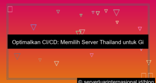 server thailand untuk gitlab runner
