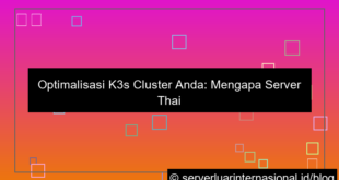 server thailand untuk k3s cluster