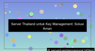 server thailand untuk key management