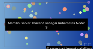 server thailand untuk kubernetes node
