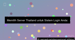 server thailand untuk login system