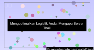 desain server thailand untuk logistics backend