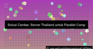 server thailand untuk parallel computing