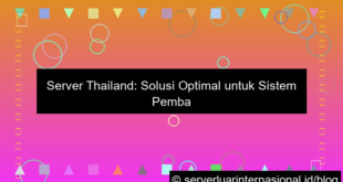 server thailand untuk payment system