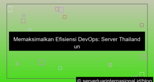 server thailand untuk self hosted ci