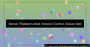 server thailand untuk version control