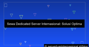 ilustrasi sewa dedicated server internasional