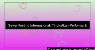 grafik sewa hosting internasional