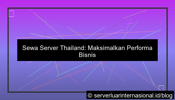sewa server thailand