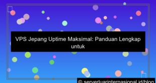 vps jepang uptime maksimal
