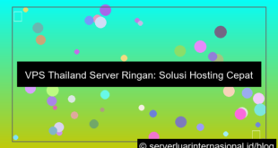 desain vps thailand server ringan