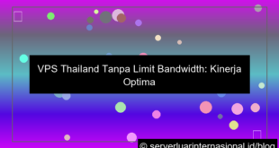 vps thailand tanpa limit